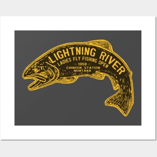 Vintage Ladies Fishing Tournament Posters and Art